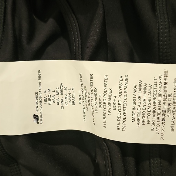 New Balance Impact Run Crop Running Leggings Sz M NWT - Picture 11 of 12